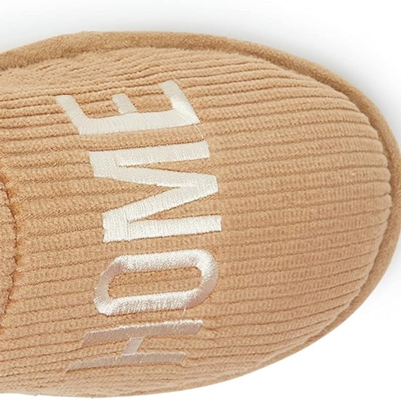 Dearfoams Men's Pull On Padded Memory Foam Slippers in Size L “Home Body” Print - Picture 4 of 5